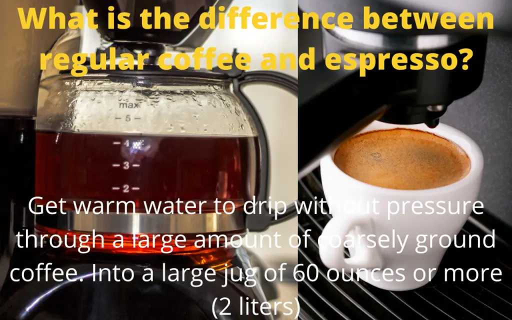 coffee vs espresso