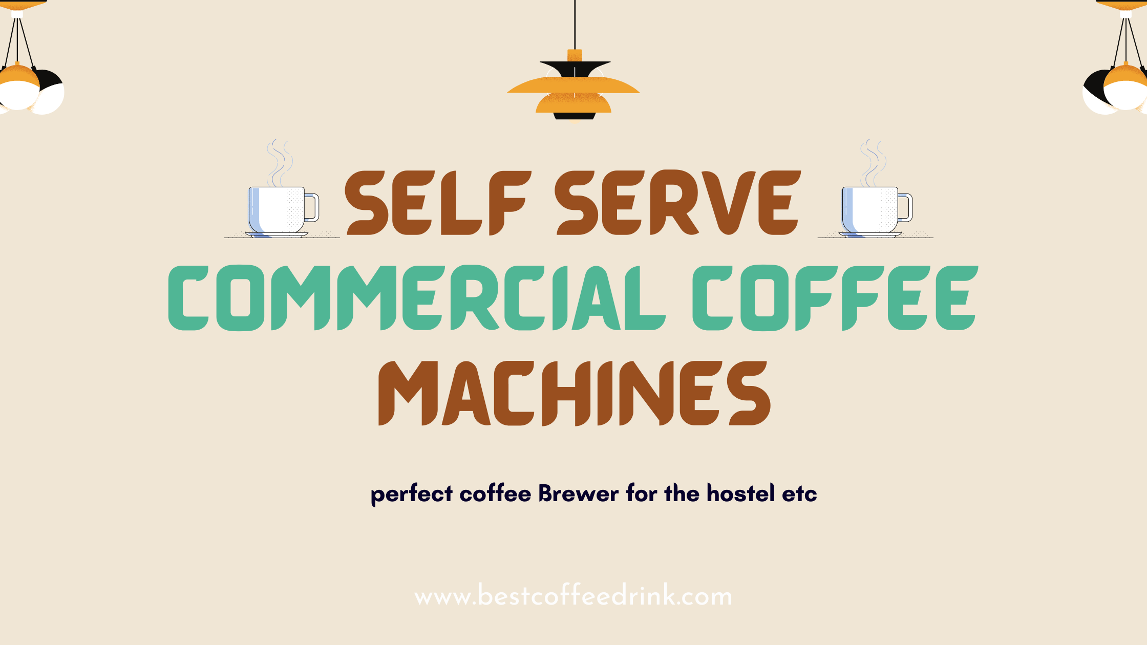 self serve commercial coffee machines