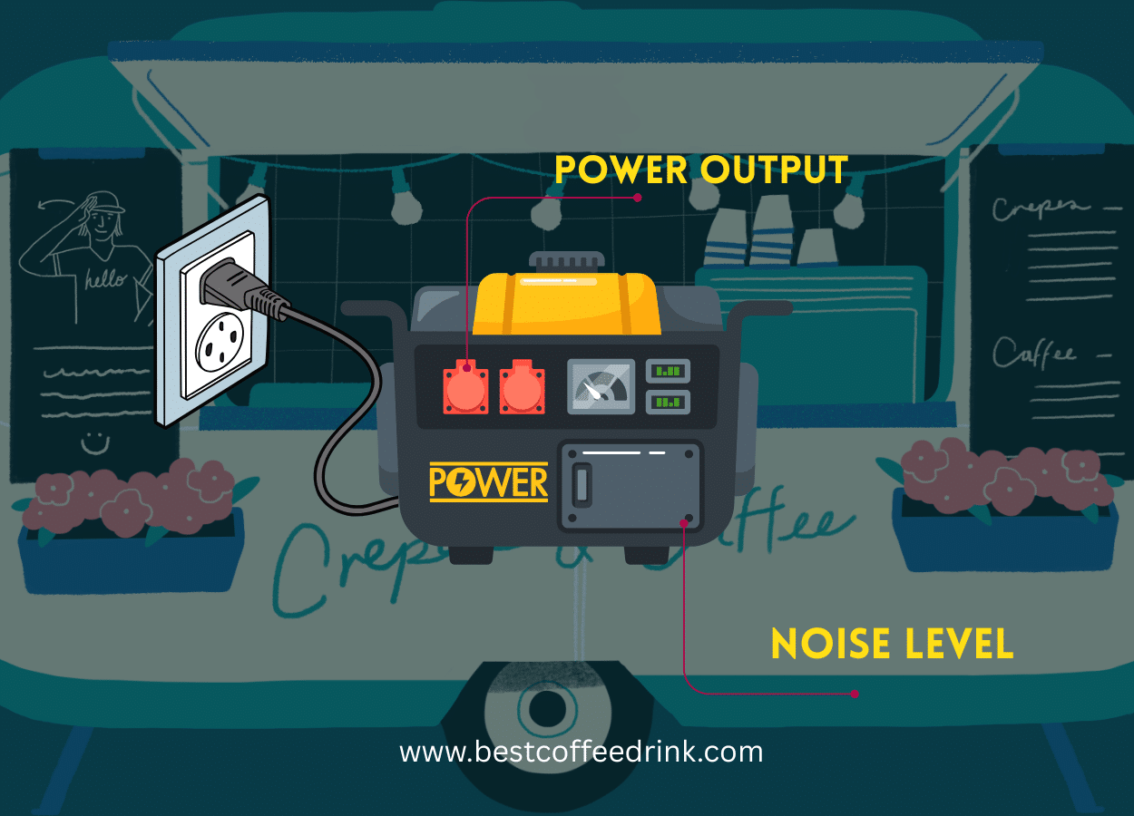 coffee truck generator